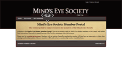 Desktop Screenshot of portal.mindseyesociety.org