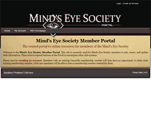 Tablet Screenshot of portal.mindseyesociety.org